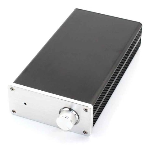 KYYSLB 116*50*208mm DIY Box Home Audio WA110 Mini All Aluminum Amplifier Chassis Amplifier Case Power Box AMP Enclosure Case ► Photo 1/6