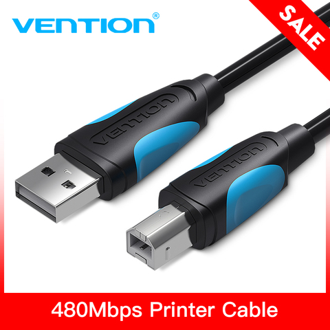 Vention USB 2.0 Printer Cable Type A to B Male to Male Print Cable Sync Data Charging Cord 1m 1.5m 2m 3m For Camera Epson HP USB ► Photo 1/6