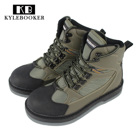Men's River Fishing Wading Boots Breathable Upstream Shoes Outdoor Anti-slip Fly Fishing Waders Felt Sole Boot ► Photo 1/6