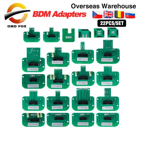 BDM Probe Adapters for KTAG KESS V2 for Dimsport 22pcs/set full package wors with LED BDM Frame ECU RAMP Adapters DHL free ► Photo 1/5