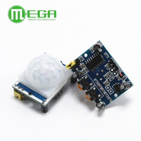 20PCS HC-SR501 blue Adjust IR Pyroelectric Infrared PIR module Motion Sensor Detector Module ► Photo 1/3