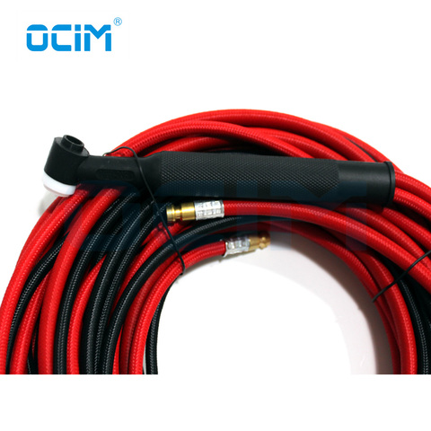 WP20F  12FT  4M  Red super soft Hose Braided Cable 35-50 Connector ► Photo 1/3