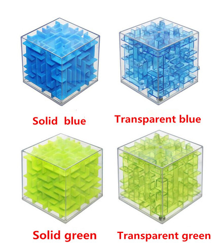 Cool!! Maze Magic Cube Puzzle 3D Mini Speed Cube Labyrinth Rolling Ball Toys Puzzle Game Cubos Magicos Learning Toys For Chilren ► Photo 1/5