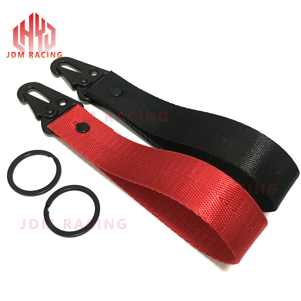 JDM Racing Keychain For keys Mobile Phone ID Card Hanging Strap