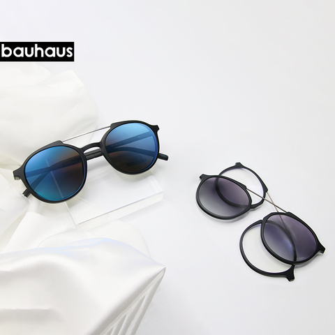 Bauhaus Magnetic Sunglasses Polarized Sunglasses Myopia glasses