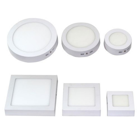 LED Surface Ceiling Light 9W 15W 25W Ceiling Lamp AC85-265V Driver Included Round Square Indoor Panel Light For Home Decor ► Photo 1/6