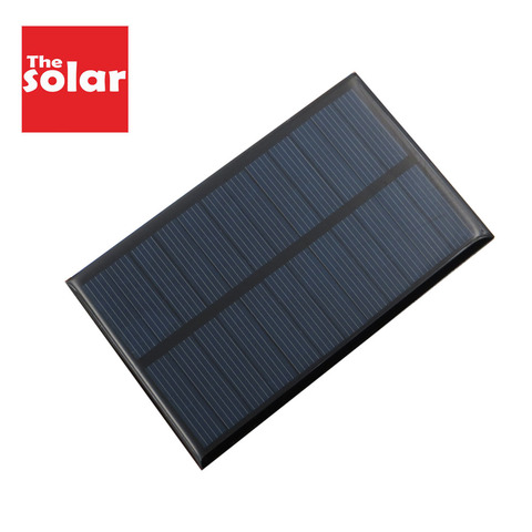 DIY Solar Panel 6 V 1 Watt W Portable Battery Cell Phone Led Lamp Mobile Phone Power bank Chargers Solar Cell 6VDC ► Photo 1/1