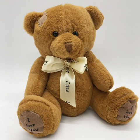 18cm 1pc Amazing Patch Bear Soft Plush Toys Stuffed Animal Teddy Bear Doll Birthday Christmas Gift Kids Brinquedos Baby Toy ► Photo 1/6