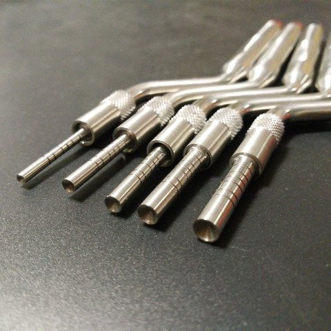 Dental Implant Osteotome Instruments Sinus Lift Bended ( Concave Tips) ► Photo 1/2