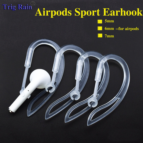 Bluetooth Earphone silicone Earhook for airpods 1/2 earpods Loop Clip Headset Ear Hook Replacement Headphone Accessories ► Photo 1/6