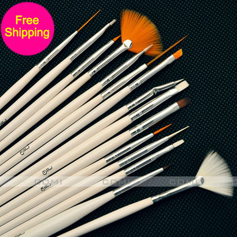 Painting Tinting Brushes Tools for Fimo Plasticine Paint Brushes Polymer Clay & Pottery Modeling Sculpture Tool Nail Art Brushes ► Photo 1/6