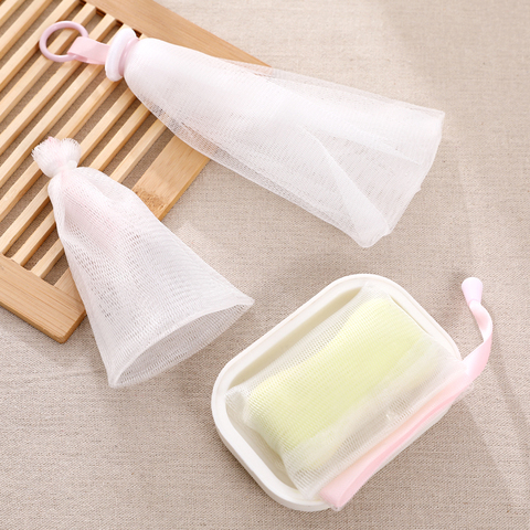 3pcs/lot vanzlife Cleanser body wash Bubble Foam bag Cleansing face Handmade Soap Bags making Mesh sponge for washing body scrub ► Photo 1/5
