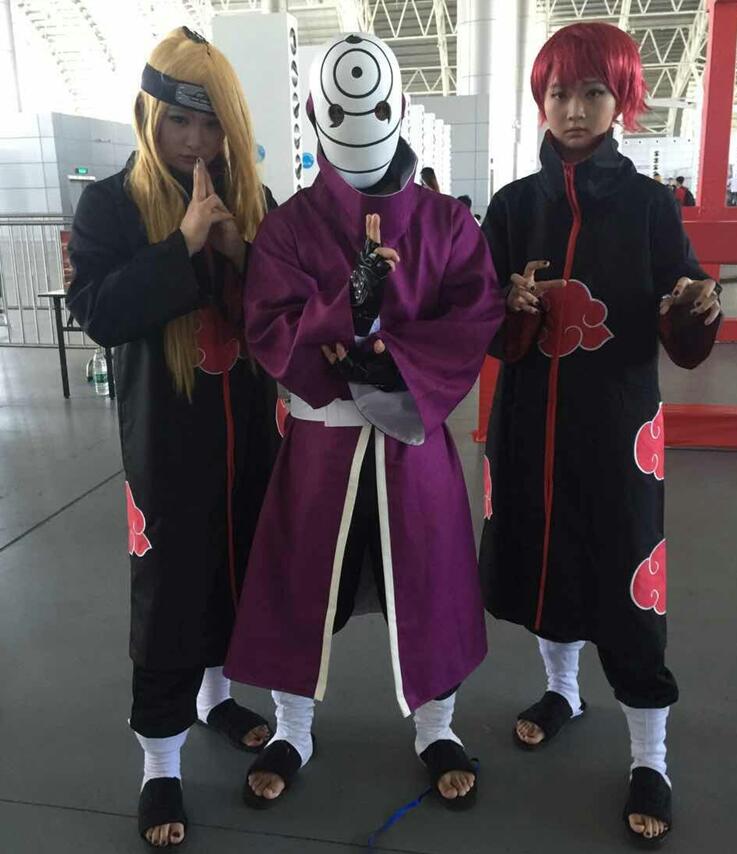 Naruto Akatsuki Tobi Uchiha Obito Madara Cosplay Kostüme Halloween Adult