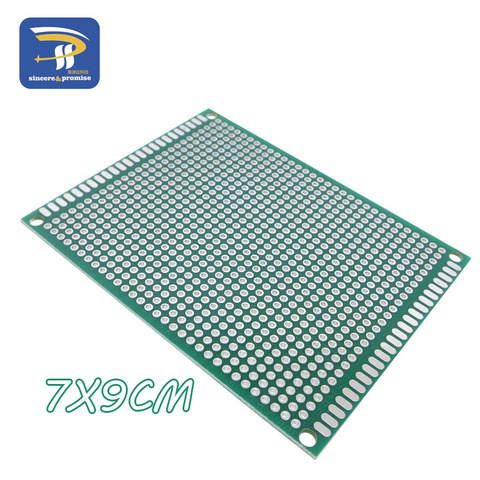 7x9 7*9cm Double Side Prototype PCB Tinned Universal Board Experimental Plate Circuirt Hole Bread Board 2.54mm Grid Glass Fiber ► Photo 1/6