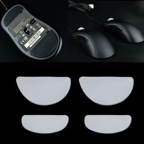2 Sets/pack Tiger Gaming Mouse Feet Mouse Skate For ZOWIE EC1-A/EC2-A/EVO Gaming Mouse White  Mouse Glides Curve Edge ► Photo 1/6
