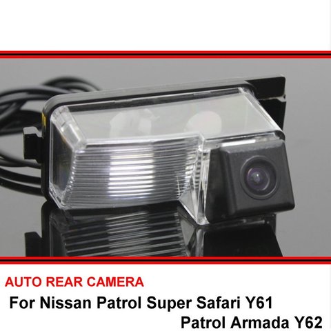 For Nissan Patrol Super Safari Y61 Patrol Armada Y62 Night Vision Rear View Camera Reversing Camera Car Back up Camera HD CCD ► Photo 1/6