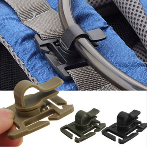 Drinking Tube Clip Rotatable Molle Hydration Bladder Drinking Tube Trap Hose Webbing Clip Molle Fits 2 PCS ► Photo 1/4
