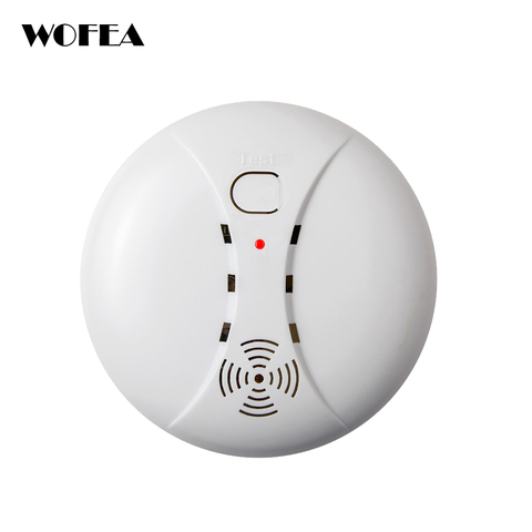 wofea 5pcs/lot 433Mhz/315Mhz Wireless Fire Smoke Detector Alarm Sensors Home Security System ► Photo 1/2