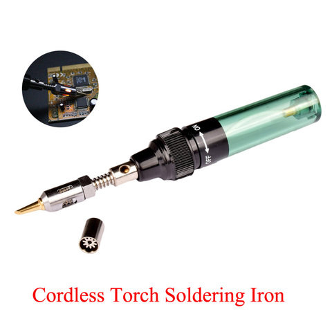 New Cordless Torch Soldering Iron MT-100 Butane Gas Soldering Iron Pen Free Shipping ► Photo 1/6