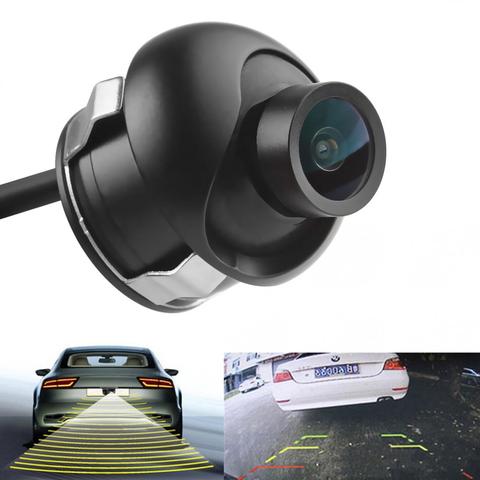 E319 45 Degrees Night Vision CMOS Car rear view Camera 12V Auto Backup Reverse Camera with A Hole Saw ► Photo 1/6