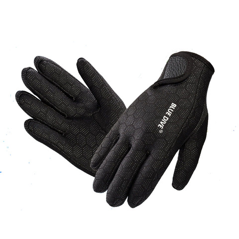 1.5MM blue diving gloves neoprene swimming diving gloves neoprene glove with the magic stick for winter swimming warm,anti-slip ► Photo 1/6