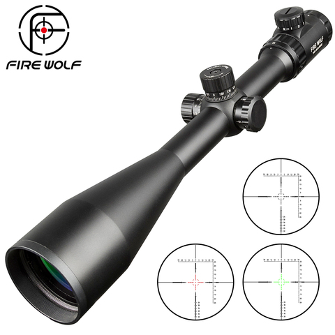 10-40X56E Hunting Scopes Side Wheel Parallax Adjustment Optics Riflescope Red And Green Dot Sight For Military Scopes ► Photo 1/6