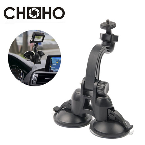 Car Mount Suction Cup Windshield Vacuum Strong Double Supportor for GoPro 9 8 7 6 5 4 Xiaomi Yi 4K Lite SJCAM Go Pro Accessories ► Photo 1/6
