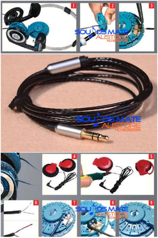 Black New Upgrade Silver Plated Cable For KOSS Porta Pro Portapro PP Headphones Headsets ► Photo 1/6