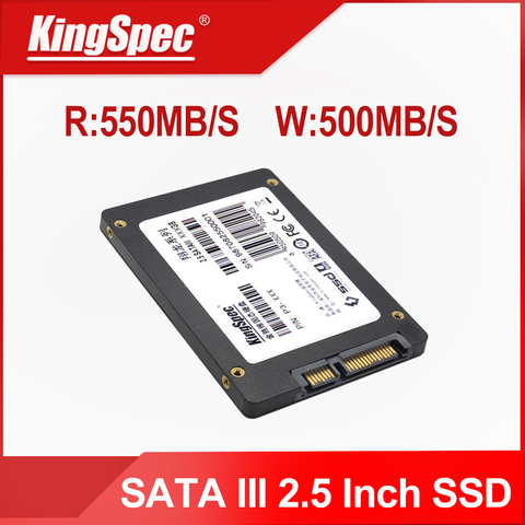 KingSpec SSD Disk 2.5 SATA III hard drive 30GB 60GB 120GB 240gb 480gb 1TB 2TB internal Solid State Drive 120 240 gb laptop sdd ► Photo 1/6