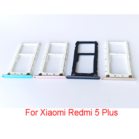 New For Xiaomi Redmi 5 Plus SIM Card Slot Tray Holder Adapter Replacement Spare Parts ► Photo 1/6