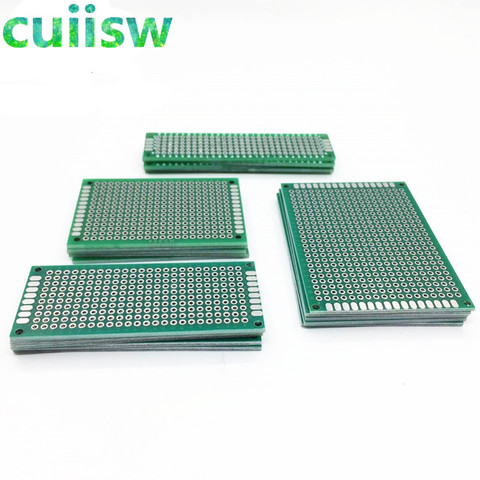 20PCS/LOT 5x7 4x6 3x7 2x8 CM Double Side Copper Prototype PCB Universal Board Experimental Development Plate For arduino ► Photo 1/6
