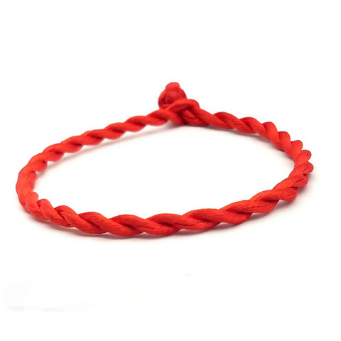2pcs/set Couple Bracelet Red Rope Lucky Bracelets or Anklet Men Women Cord String Line Handmade Jewelry Lover Gift ► Photo 1/6