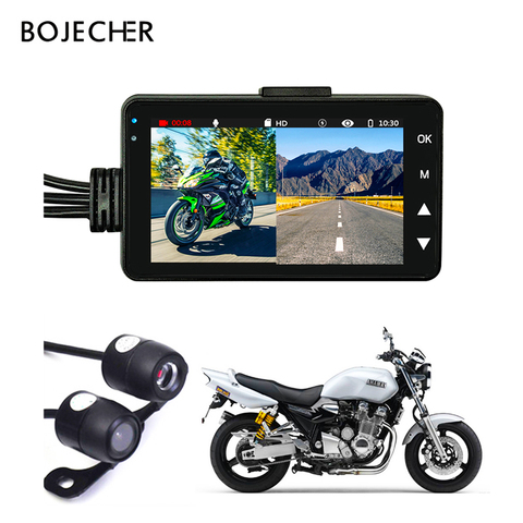 Motorcycle Camera DVR Motor KY-MT18 Dash Cam Special Dual-track Front Rear Recorder night vision G-sensor Motorbike Electronic ► Photo 1/6