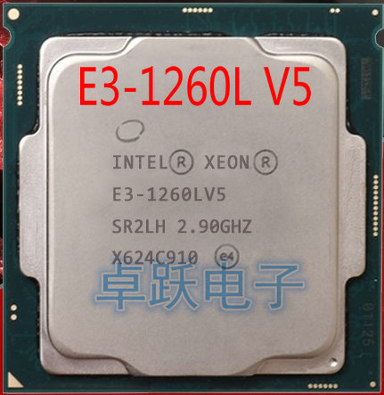 original Intel Xeon E3 1260L V5 Quad Core CPU Processor 2.9GHz LGA 1151 8MB E3-1260LV5 free shipping ► Photo 1/1
