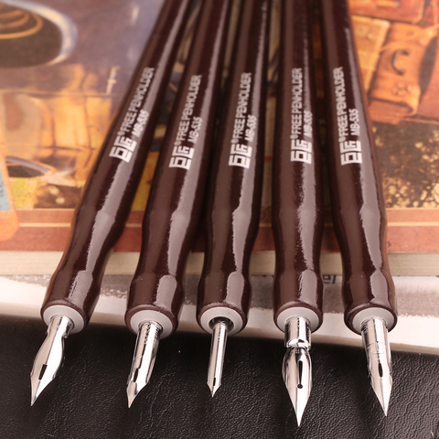 Japen GREAT MASTER Dip Pen Fountain Pen Professional Comics Tools Comics Dip Pen 5 Shaft 5 Nib Set ► Photo 1/5