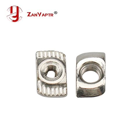 10Pcs M3 M4 M5 Carbon steel T type Nuts Fastener Aluminum Connector For EU Standard 2022 Industrial Aluminum Profile for Kossel ► Photo 1/4