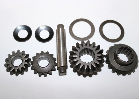 1Set-Tricycle Motor Differential Speed Steel Gear Rear Axle Gear Set(14T+18T+Shaft+Gasket) ► Photo 1/1