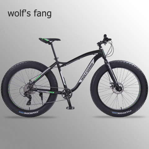 Wolf's fang new Bicycle Mountain bike 26 inch Fat Bike 8 speeds Fat Tire Snow Bicycles Man bmx mtb road bikes free shipping ► Photo 1/6