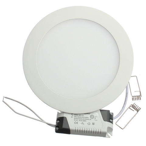 Ultra Thin LED Panel Light 3W 4W 6W 9W 12W 15W 25W Driver Included AC85-265V Recessed Ceiling Panel Lamps for indoor Lighting ► Photo 1/5