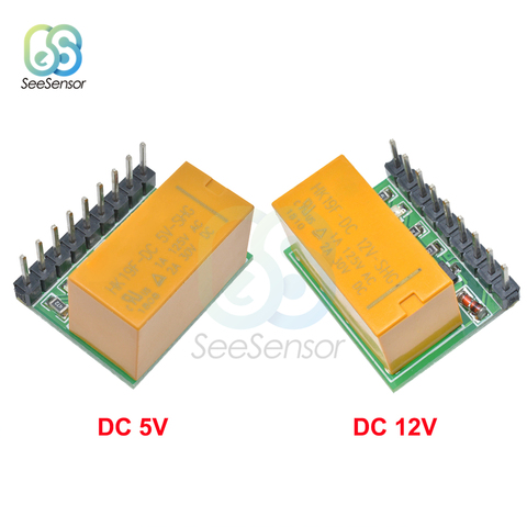 DR21A01 Mini DC 5V 12V 1 Channel DPDT Relay Module Polarity Reversal Switch Board for Arduino UNO ► Photo 1/6