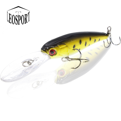 Fishing Lures Wobblers Minnow Hard-Bait Bass-Trolling 3d-Eyes Artificial for Pesca ► Photo 1/6