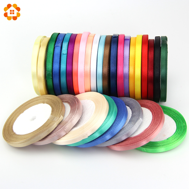 50 yards/roll) 12/15/20/25/40/50mm Organza ribbons wholesale white gift  wrapping decoration Christmas ribbons