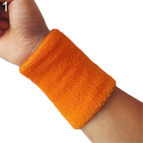 10 Colors Wristband  Sports Easy To Dry Breathable Wrist Sweatband Sports Protection For Tennis Basketball Squash Badminton GYM ► Photo 1/6