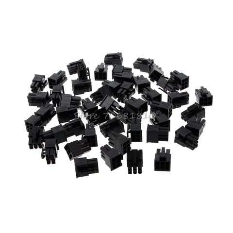 50 Pcs 4.2mm 6P 6 Pin Male Power Connector For PC Computer PCIE Plastic Shell New Drop shipping ► Photo 1/4