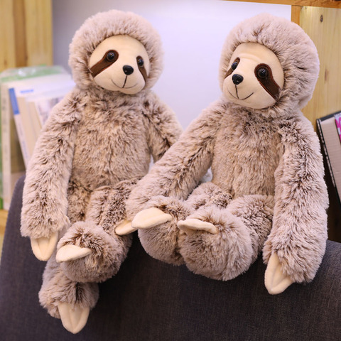New 1pc 50cm/70cm Lifelike Sloth Baby Doll Sloth Plush Toys Stuffed Dolls Kids Toys Lovely Doll Girlfriend Best Gifts Brinquedos ► Photo 1/6