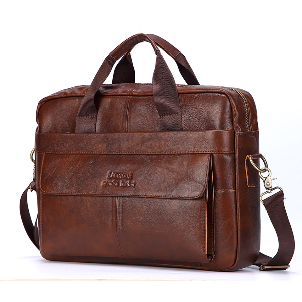 men's casual leather business travel shoulder bag Sling Bag, Retro Classic Style, Single Shoulder Crossbody Strap Design, Shoulder For And Commuting Zipper Lining Description Cool Leather Mens Large Travel