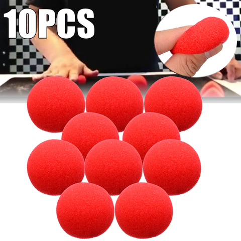 10pcs 4.5cm Adorable Red Ball Super Soft Sponge Balls For Magic Party Stage Trick Prop Clown Nose ► Photo 1/6