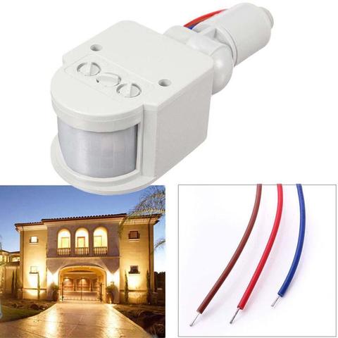 15M AC110V-220V PIR 10-100W Infrared Motion Sensor Universal Inductive Switch Identify Day and Night Automatically Easy install ► Photo 1/6