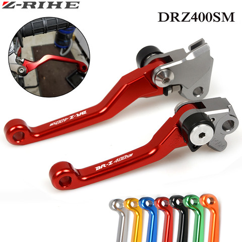 For Suzuki DRZ400SM DRZ400S DRZ 400 SM 2000-2017 2016 2015 2014 CNC Dirt Bike FLEX Pivot Brake Clutch levers DR250R 1997-2000 ► Photo 1/6