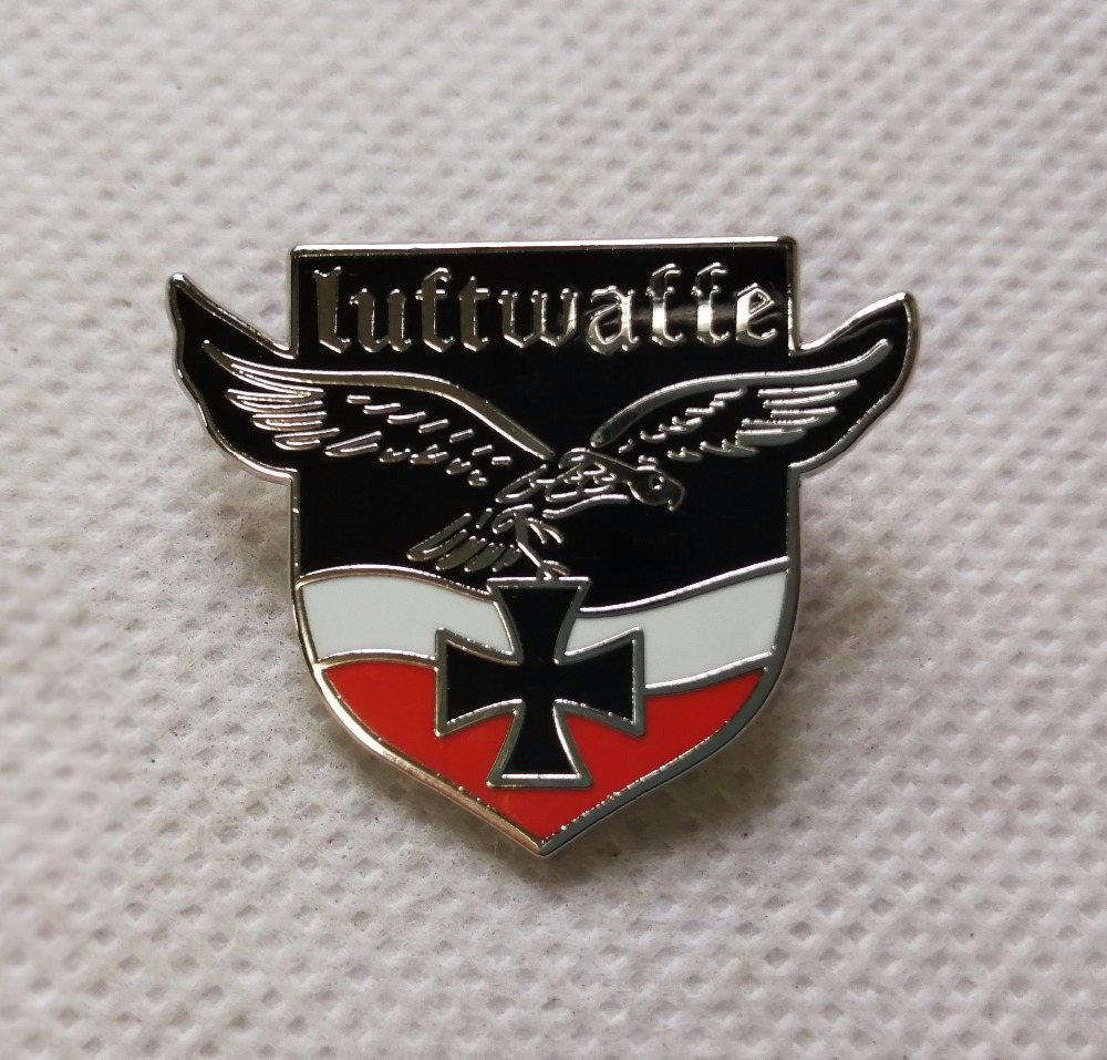 WW2 German Iron Cross Badge Brooch Hat Cap Lapel Pin WWII Germany Military Medal